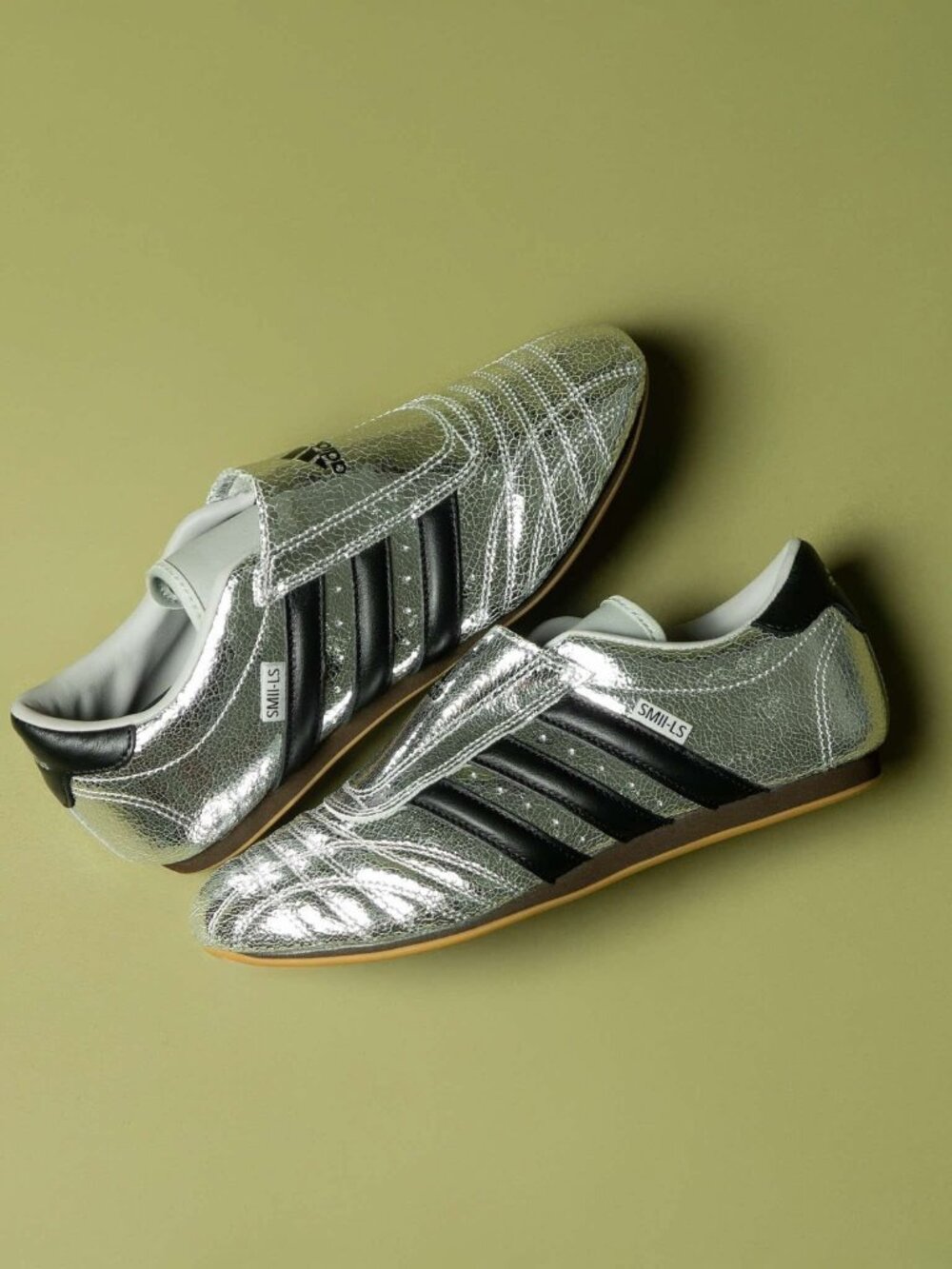 Adidas Originals Taekwondo Silver Metallic Sneakers Women’s US 7 Korea